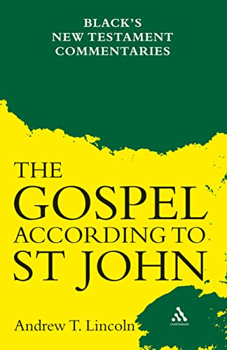 9780826479433: Gospel According to St John: Black's New Testament Commentaries (Black's New Testament Commentaries S.)