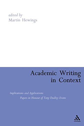 Imagen de archivo de Academic Writing in Context : Implications and Applications a la venta por Better World Books Ltd