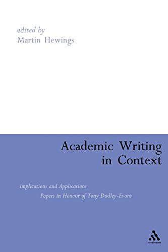 Stock image for Academic Writing in Context : Implications and Applications for sale by Better World Books Ltd