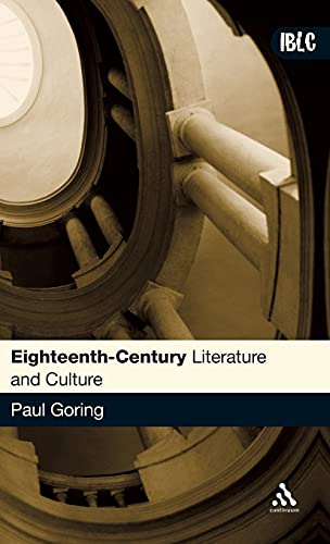 9780826485649: Eighteenth-century Literature and Culture (Introductions to British Literature and Culture)