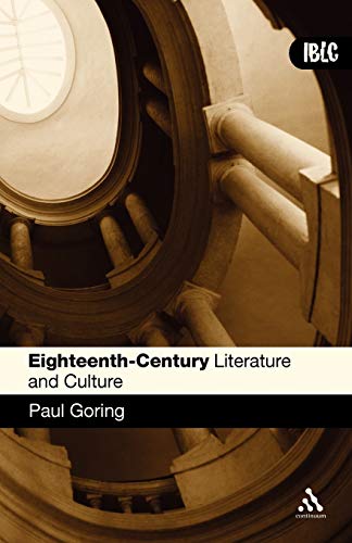 9780826485656: Eighteenth-century Literature and Culture (Introductions to British Literature and Culture)