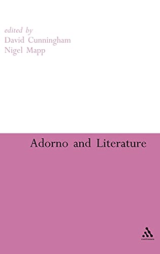 Stock image for ADORNO AND LITERATURE. for sale by Any Amount of Books