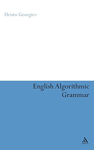 Beispielbild fr English Algorithmic Grammar zum Verkauf von Buchpark