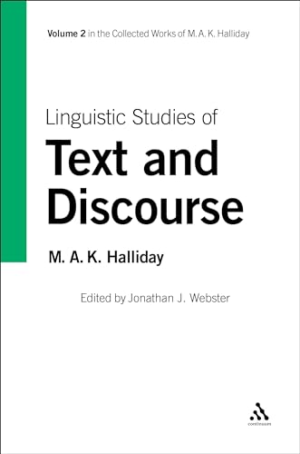 Stock image for Linguistic Studies of Text and Discourse for sale by Chiron Media