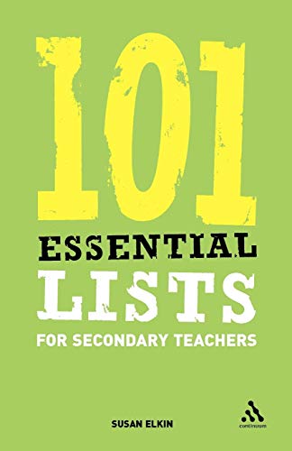 Imagen de archivo de 101 Essential Lists for Secondary Teachers a la venta por Chiron Media