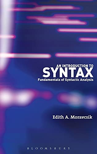 9780826489456: An Introduction to Syntax: Fundamentals of Syntactic Analysis