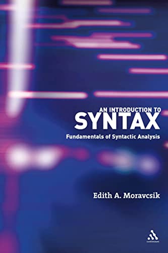 Stock image for An Introduction to Syntax: Fundamentals of Syntactic Analysis for sale by ThriftBooks-Dallas