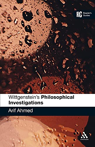 Stock image for Wittgenstein's 'Philosophical Investigations': A Reader's Guide (Reader's Guides) for sale by Rosario Beach Rare Books