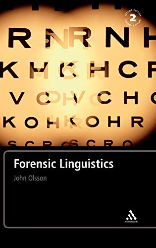 Beispielbild fr Forensic Linguistics zum Verkauf von Bestsellersuk