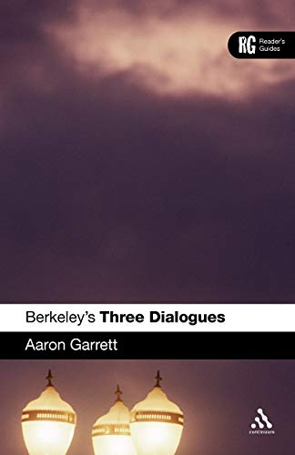 Stock image for Berkeley's 'Three Dialogues': A Reader's Guide for sale by Montana Book Company