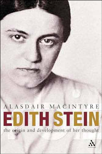 Edith Stein: The Philosophical Background (9780826494016) by MacIntyre, Alasdair