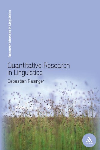 Stock image for Quantitative Research in Linguistics: An Introduction (Research Methods in Linguistics) for sale by Orbiting Books