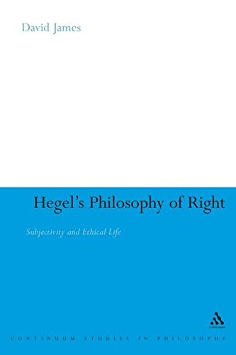 Stock image for Hegel's Philosophy of Right Subjectivity and Ethical Life for sale by Chequamegon Books