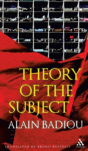 Theory of the Subject (9780826496737) by Badiou, Alain