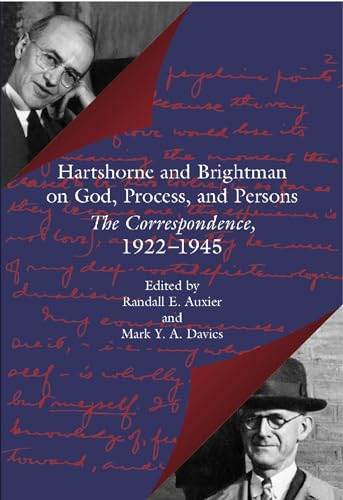 Stock image for Hartshorne and Brightman on God, Process, and Persons : The Correspondence, 1922-1945 for sale by Manchester By The Book