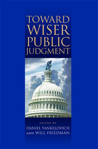 Beispielbild fr Toward Wiser Public Judgment zum Verkauf von HPB-Red