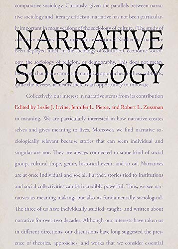 Stock image for Narrative Sociology for sale by Swan Trading Company