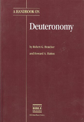 Beispielbild fr A Handbook on Deuteronomy (UBS HELPS FOR TRANSLATORS) zum Verkauf von GF Books, Inc.