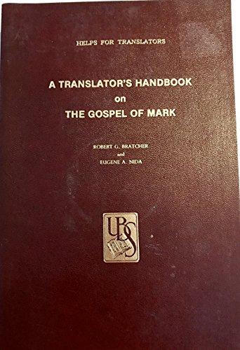 Translators Handbook on the Letter to the Hebrews (Helps for Translators) (Item 102767) (9780826701503) by Ellingworth, Paul; Nida, Eugene A.