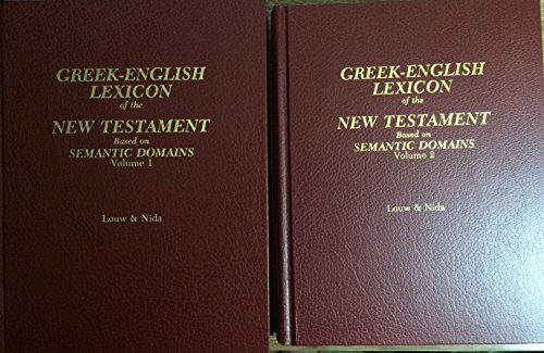 9780826703439: Greek-English Lexicon of the New Testament: Based on Semantic Domains