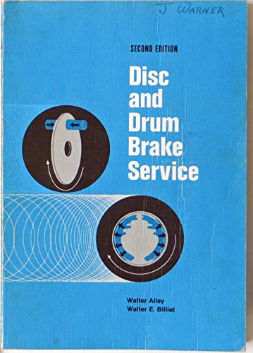 Stock image for Disc and Drum Brake Service - Second Edition for sale by Table of Contents