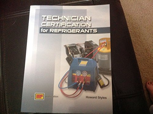 Stock image for Technician Certification for Refrigerant for sale by ThriftBooks-Dallas
