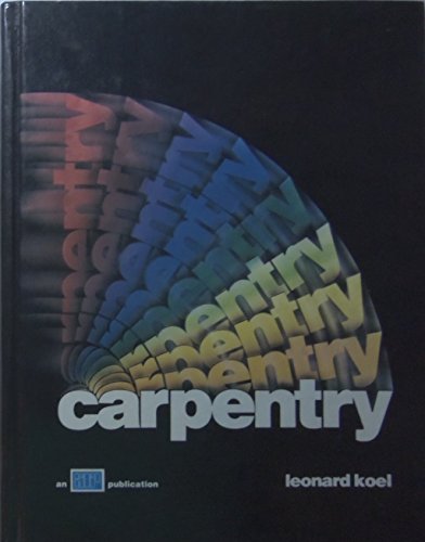 Beispielbild fr Carpentry zum Verkauf von Wonder Book