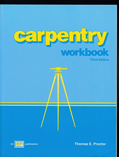 Imagen de archivo de Carpentry: Workbook to Accompany Koel a la venta por HPB-Ruby