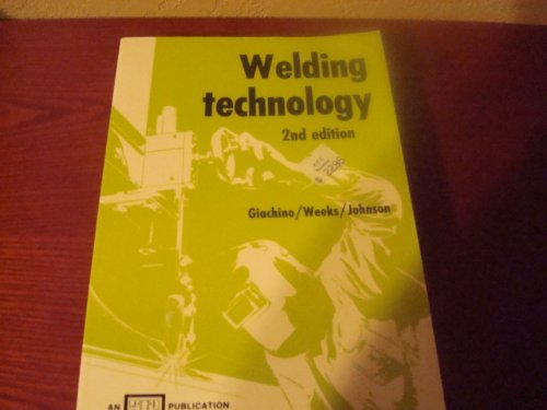 Stock image for Welding Technology for sale by Big River Books