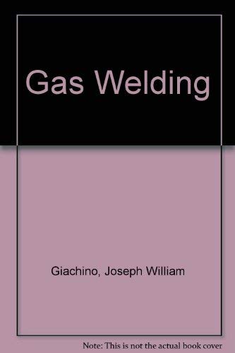 Stock image for Gas welding for sale by Wizard Books
