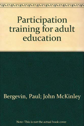 Stock image for Participation Training for Adult Education for sale by Better World Books