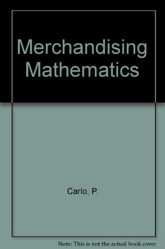 Stock image for Merchandising Mathematics for sale by Defunct Books