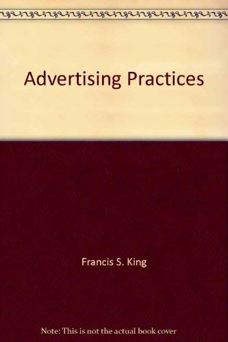 Stock image for Advertising Practices for sale by Robinson Street Books, IOBA