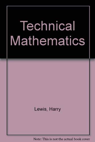 Technical Mathematics (9780827322127) by Lewis, Harry