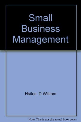 Imagen de archivo de Small Business Management a la venta por Wonder Book