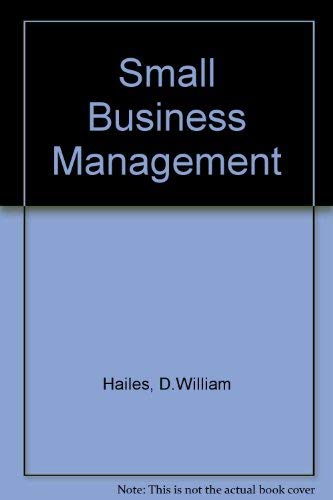 Stock image for Small Business Management for sale by Wonder Book