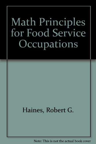 MATH PRINCIPLES FOR FOOD SERVICE OCCUPAT
