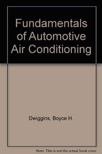 Stock image for Fundamentals of Automotive Air Conditioning for sale by The Book Cellar, LLC