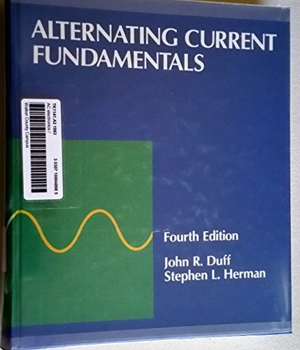 Imagen de archivo de Alternating Current Fundamentals a la venta por HPB-Red