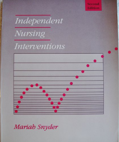 Beispielbild fr Independent Nursing Interventions zum Verkauf von WorldofBooks