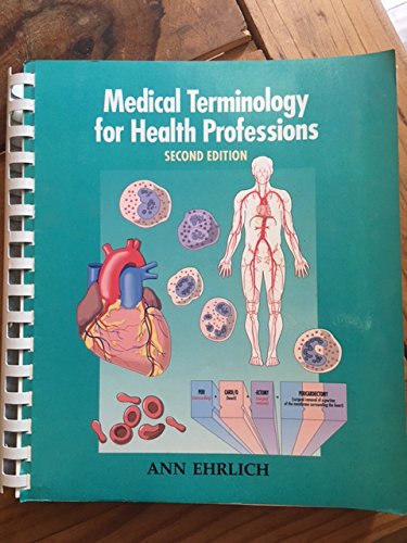 Stock image for Medical Terminology for Health Professions for sale by Better World Books: West