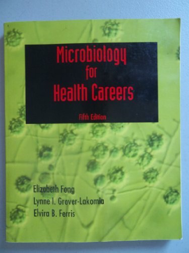 Stock image for Microbiology for Health Careers for sale by Top Notch Books