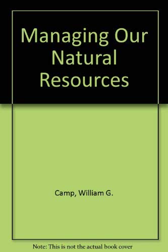 Stock image for The Student Workbook for Managing our Natural Resources for sale by Dailey Ranch Books