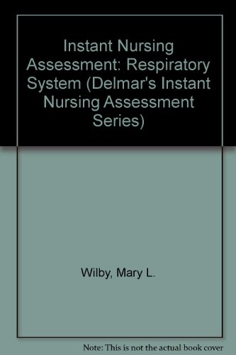 Imagen de archivo de Instant Nursing Assessment: Respiratory a la venta por ThriftBooks-Atlanta