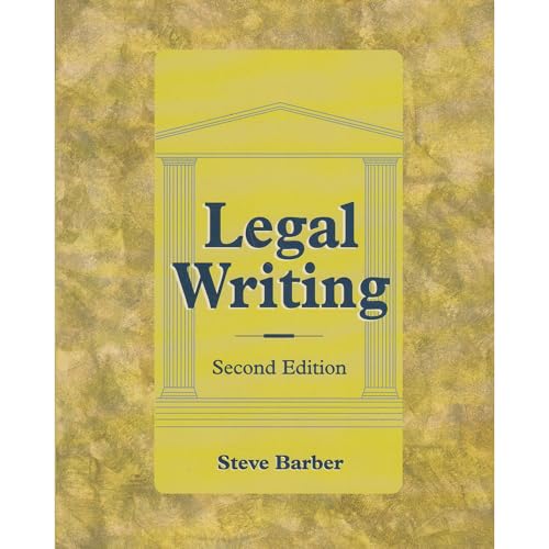 Legal Writing - Barber, Steve