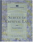 Beispielbild fr Survey of Criminal Law (Lq-Paralegal) zum Verkauf von The Book Cellar, LLC