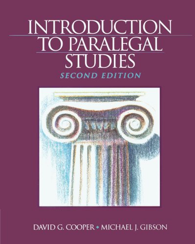 9780827383395: Introduction To Paralegal Studies