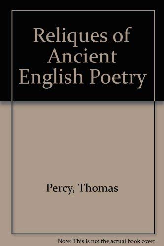 9780827432659: Reliques of Ancient English Poetry