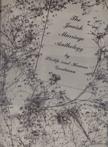 Beispielbild fr The Jewish Marriage Anthology zum Verkauf von Wonder Book