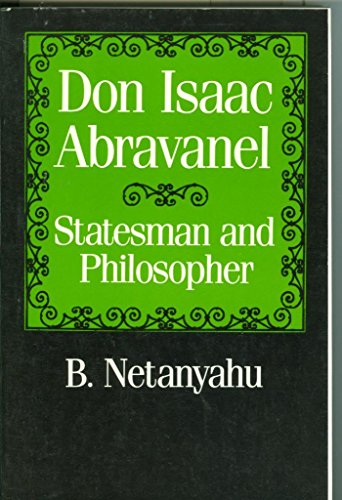 9780827602137: Don Isaac Abravonel Statesman and Philosopher
